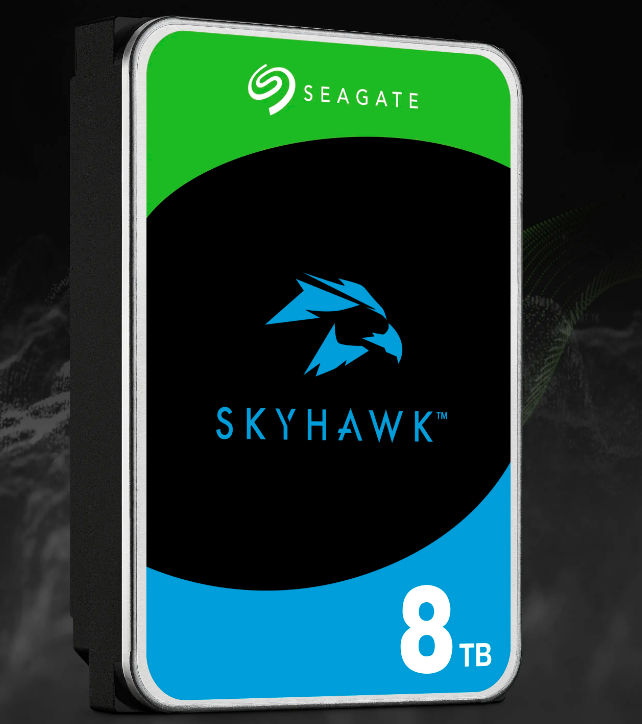 Жесткий диск Seagate ST8000VX009 Skyhawk 8 ТБ — внутренний 3,5 дюйма — SATA (SATA/600) — система видеонаблюдения