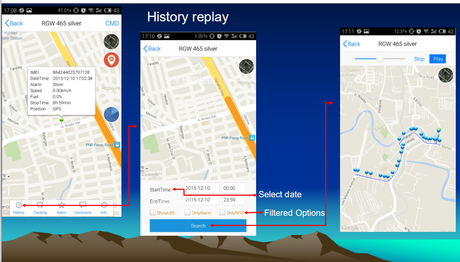 Программная платформа для GPS-трекинга Android / iOS / Приложение для iPhone